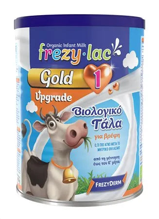Frezyderm Frezylac Gold Upgrade 1 Βιολογικό Γάλα για Βρέφη 400g - Από τη γέννηση έως τον 6ο μήνα